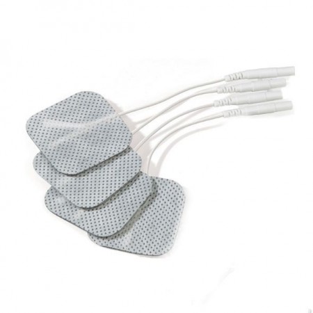 Самоклеючі електроди Mystim 4 шт для електростимуляції, провідні