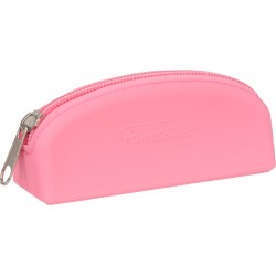 Сумка для хранения секс-игрушек PowerBullet Silicone Zippered Bag Розовая