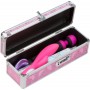 Кейс для хранения секс-игрушек Powerbullet - Lockable Vibrator Case с кодовым замком Розовый