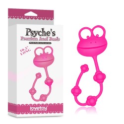 Ланцюжок LoveToy 10 Silicone Frog Anal Beads
