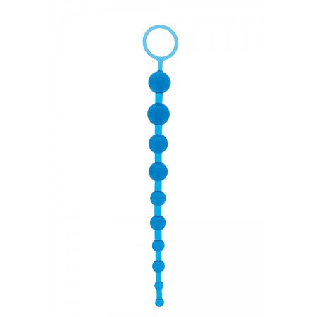 Анальная цепочка NMC Oriental Jelly Butt Beads Голубая