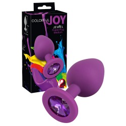Пробка You2Toys Colorful Joy jewel Фіолетова