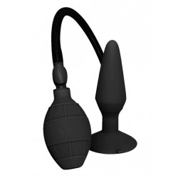 Расширяющий анальный плаг Dreamtoys Menzstuff Small Inflatable Plug Чёрный