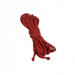 Джутова мотузка Art of Sex BDSM 8 метрів, 6 мм, Червона