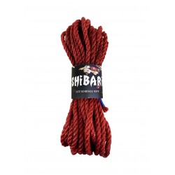 Джутова мотузка для Шибарі Feral Feelings Shibari Rope, 8 м Червона