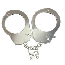 Наручники металеві Adrien Lastic Handcuffs Metallic