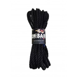 Джутовая веревка для Шибари Feral Feelings Shibari Rope, 8 м Черная