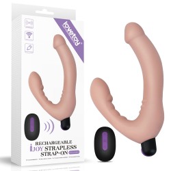 LoveToy Rechargeable IJOY Strapless Strap-on Тілесний