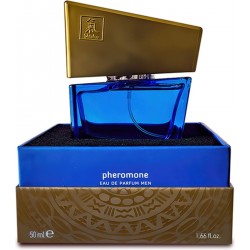 Духи с феромонами мужские SHIATSU Pheromone Fragrance men darkblue 50 мл