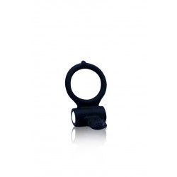 Эрекционное кольцо Marc Dorcel Power Clit Black V2 с вибрацией Черное
