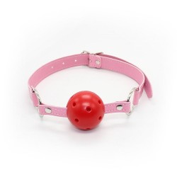 DS Fetish, червона кулька на рожевому ремінці