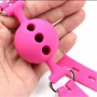 DS Fetish Mouth Silicone gag M pink