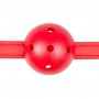 EasyToys Ball Gag With PVC Ball - Red