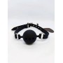 DS Fetish Mouth silicone gag L black