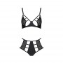 Комплект білизни Passion TASMINA SET black L/XL