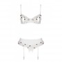 Сексуальный комплект с поясом для чулок Passion LOVELIA SET white L/XL