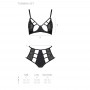 Комплект белья Passion TASMINA SET black L/XL