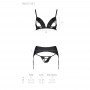 Комплект из экокожи Passion Miley Set black L/XL