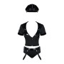 Еротичний костюм поліцейського Obsessive Police set чорний S/M