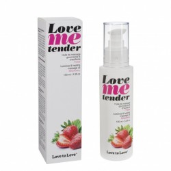 Масажна олія Love To Love Love me tender Strawberry (100 мл)