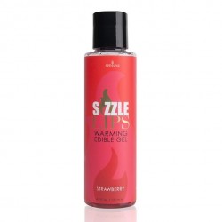 Зігріваючий масажний гель Sensuva Sizzle Lips Strawberry 125 мл
