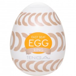 Мастурбатор-яйцо Tenga Egg Ring с ассиметричным рельефом