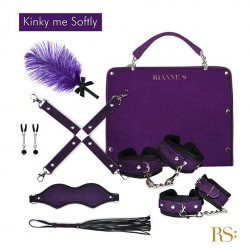Подарочный набор для BDSM RIANNE S - Kinky Me Softly Фиолетовый: 8 предметов для удовольствия