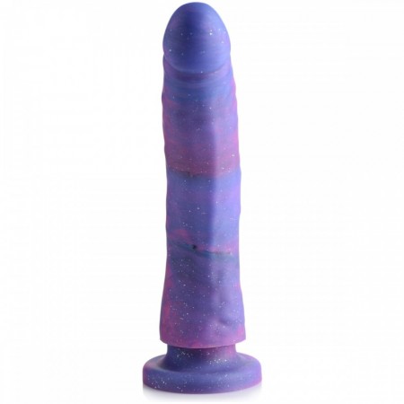 Насадка для страпона Strap U Magic Stick, з блискітками, фіолетовий, 20.3 см