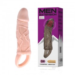 Насадка на пенис LyBaile Men Extension Vibrating Penis Sleeve 13,5 x 3,5 см