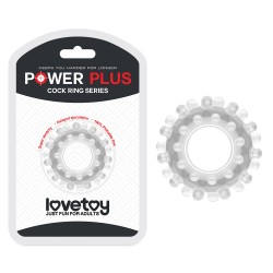 Ерекційне кільце LoveToy Power Plus Cockring 2 Прозоре