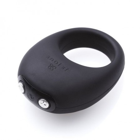 Премиум эрекционное кольцо Je Joue Mio Black с глубокой вибрацией