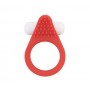 Ерекційне віброкільце Dreamtoys Lit-Up Silicone Stimu Ring 1 Червоне