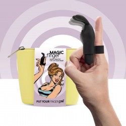 Вибратор на палец FeelzToys Magic Finger Vibrator Черный