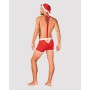 Чоловічий еротичний костюм Санта-Клауса Obsessive Mr Claus червоний 2XL/3XL