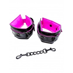 DS Fetish Handcuffs black-pink