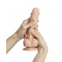 Реалістичний фалоімітатор Strap-On-Me Sliding Skin Realistic Dildo Vanille - XXL, ефект рухливої шкі