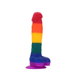 Радужный фаллоимитатор Dreamtoys Colourful Love Dildo 20 см