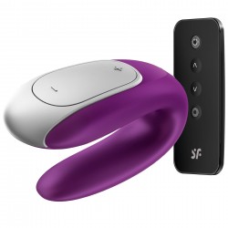 Смарт-вибратор для пар Satisfyer Double Fun Фиолетовый