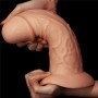 Фаллоимитатор LoveToy Realistic Curved Dildo 9.5 Телесный