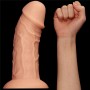 Фаллоимитатор LoveToy Realistic Curved Dildo 9.5 Телесный