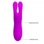 Вибратор LyBaile Pretty Love Ralap Vibrator + Suction Фиолетовый