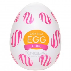 ЯйцеTenga Egg Curl з рельєфом із шишечок