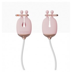 Затискачі з вібрацією Qingnan No.2 Vibrating Nipple Clamps Pink