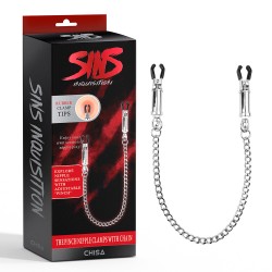Затискачі Chisa Sins Inquisition The Pinch Nipple Clamps with Chain