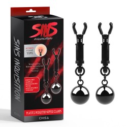 Затискачі Chisa Sins Inquisition Playful Weighted Nipple Clamps